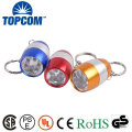 Mini Pocket Torch Keychain Light 6 White LED Egg Flashlight